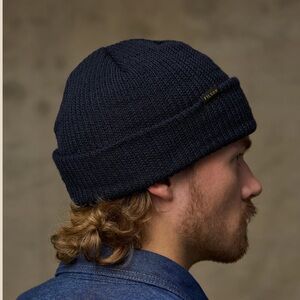 Filson Wool Navy Blue Watch Cap Beanie Hat